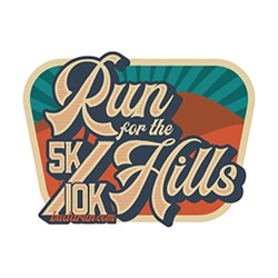 run for the hills 5k and 10k logo